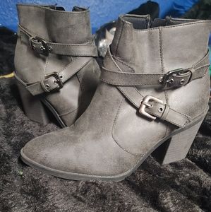 Grey booties